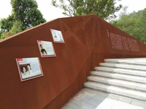 南京耐候钢挡土墙